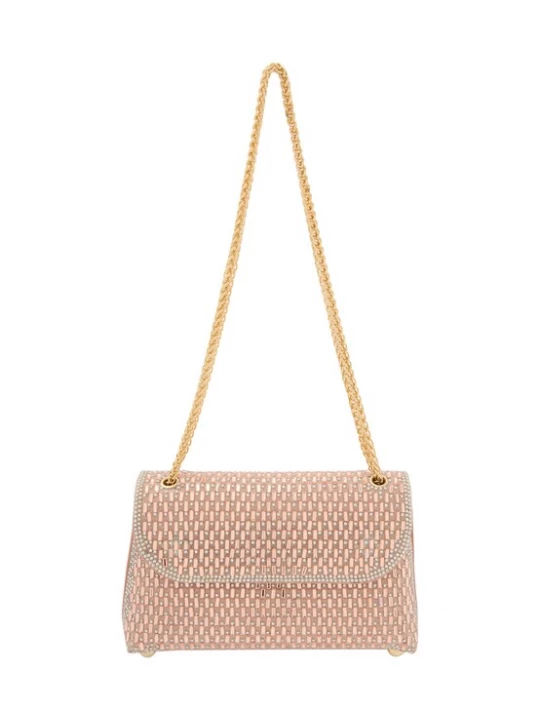 Foto van product faina Schoudertas rosé / transparant
