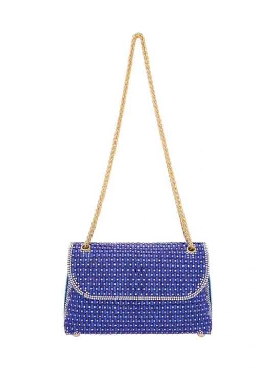Foto van product faina Schoudertas royal blue / koningsblauw / transparant