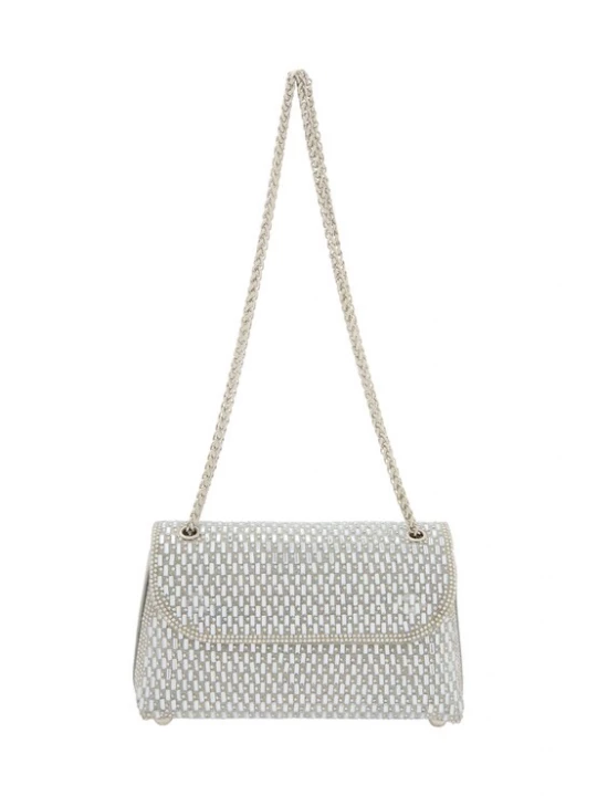 Foto van product faina Schoudertas zilvergrijs / zilver