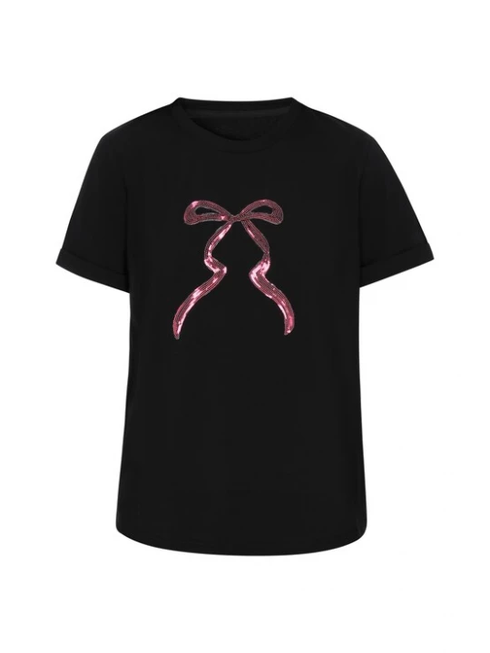Foto van product faina Shirt 'Fashion Look' pink / zwart