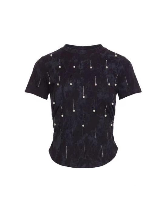 Foto van product faina Shirt 'Glamour' grijs / zwart
