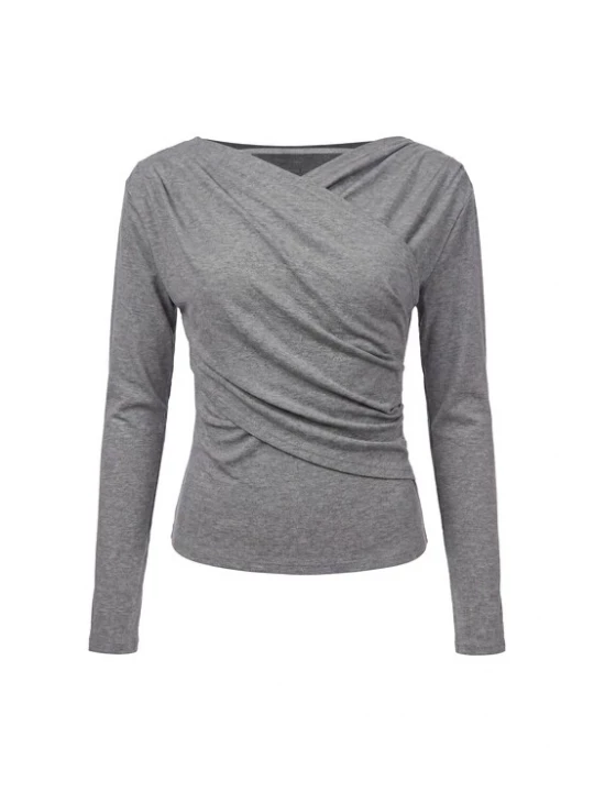 Foto van product faina Shirt grijs gemêleerd