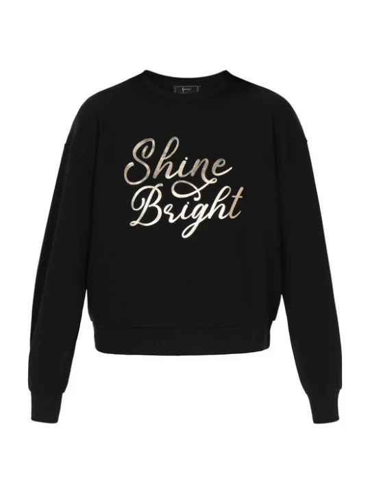 Foto van product faina Sweatshirt 'Fashion Look' goud / zwart