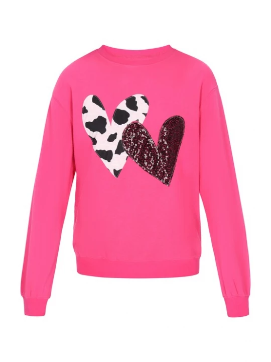 Foto van product NALLY Sweatshirt 'Fashion Look' pink / zwart