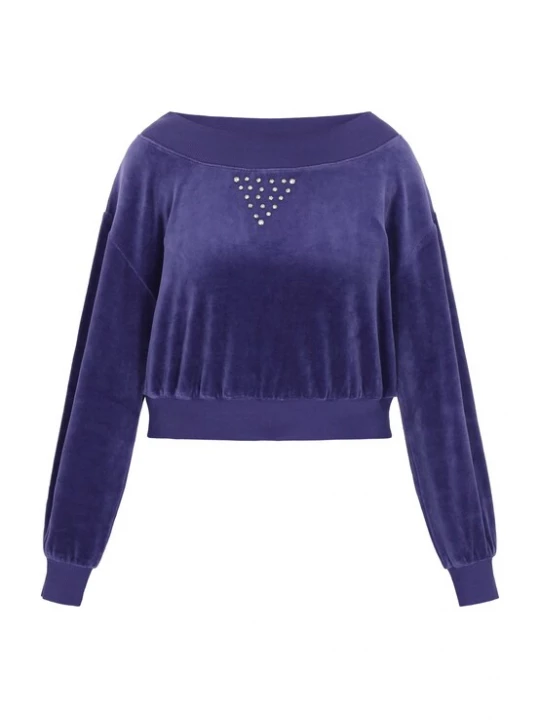 Foto van product faina Sweatshirt 'Fashion Look' navy / zilver