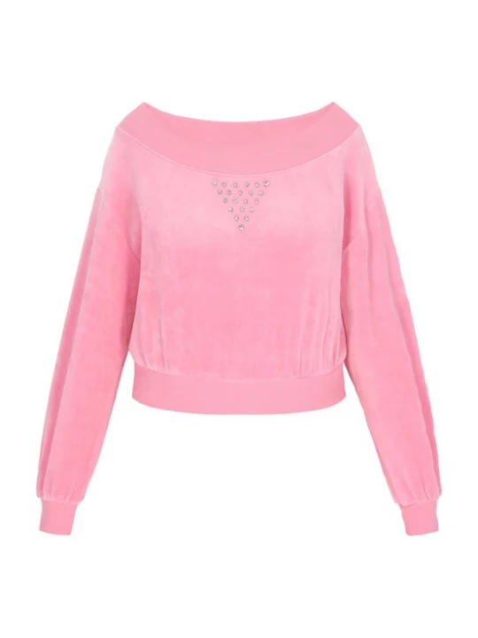Foto van product faina Sweatshirt 'Fashion Look' rosé / zilver