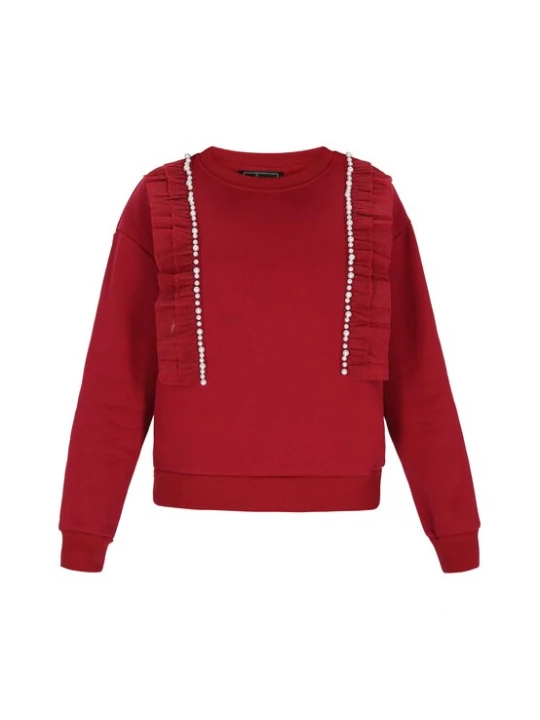 Foto van product faina Sweatshirt rood / parelwit