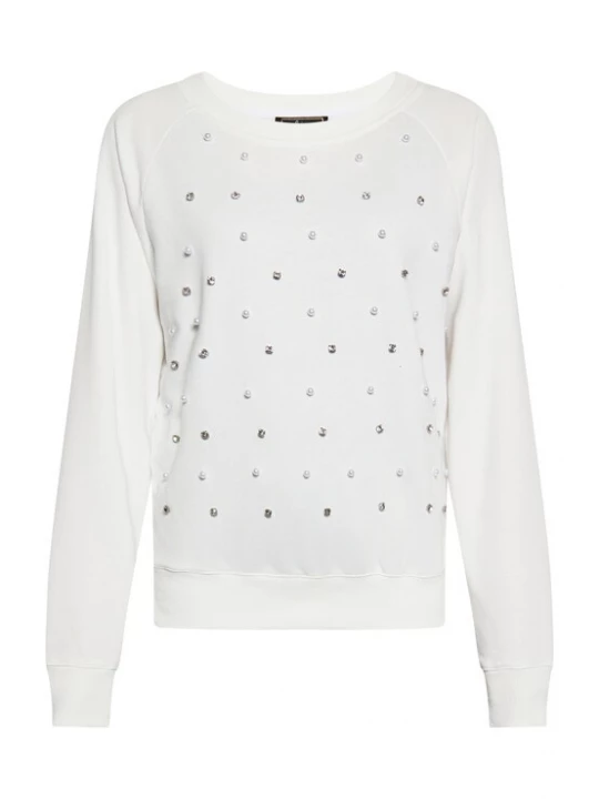 Foto van product faina Sweatshirt transparant / wit / parelwit