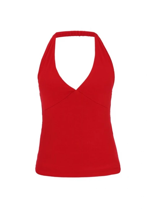 Foto van product faina Top 'Festive' knalrood