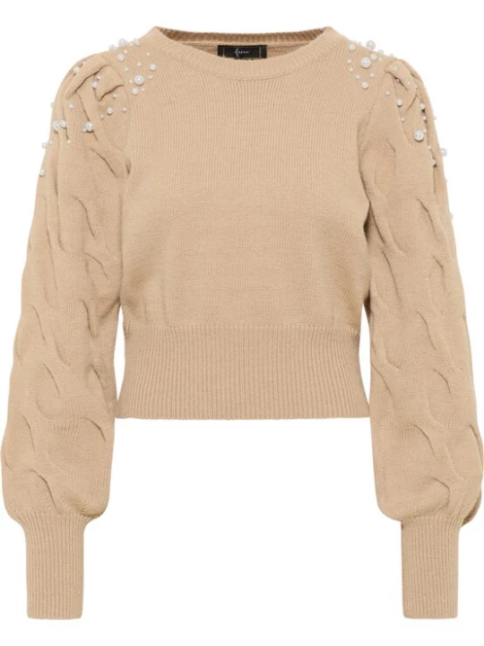 Foto van product faina Trui donkerbeige