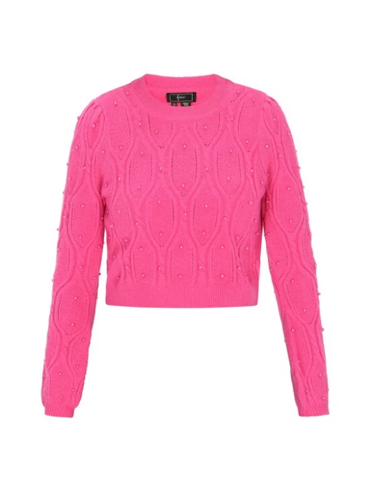 Foto van product faina Trui fuchsia
