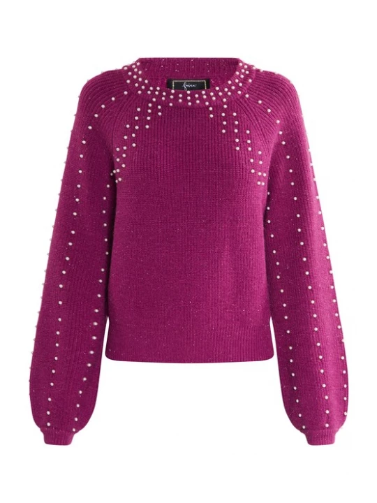 Foto van product faina Trui fuchsia