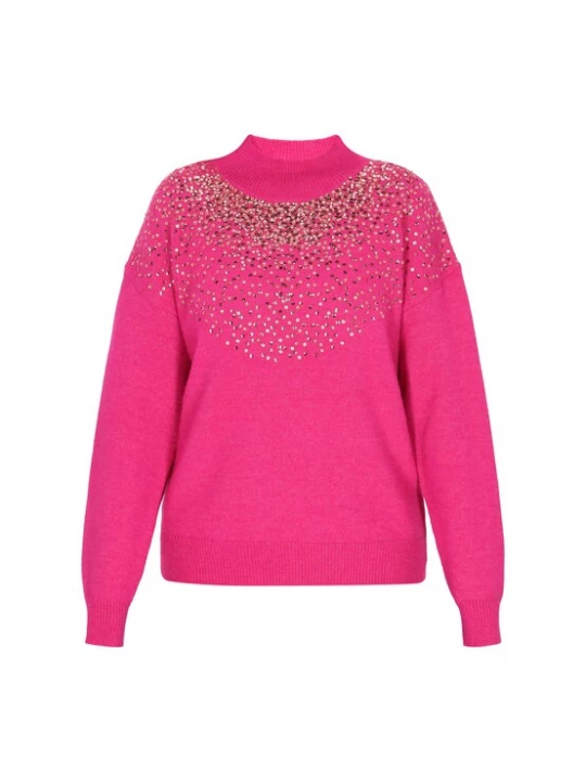 Foto van product faina Trui fuchsia