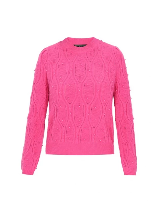 Foto van product faina Trui fuchsia