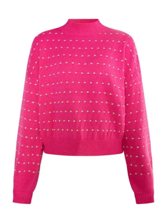 Foto van product faina Trui 'Imane' goud / pink