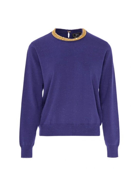 Foto van product faina Trui indigo