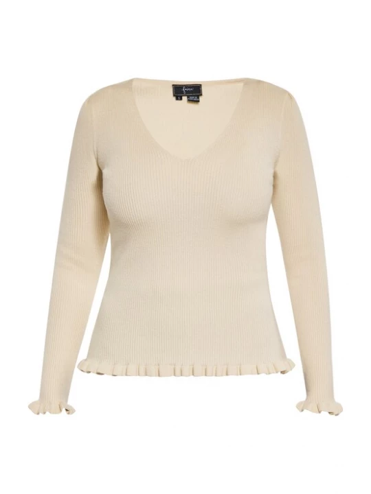 Foto van product faina Trui lichtbeige