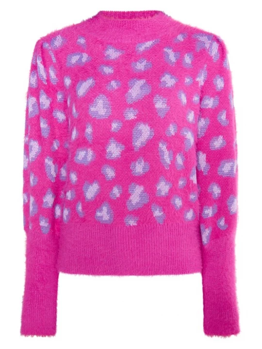 Foto van product faina Trui 'Mioki' lila / lichtlila / pink
