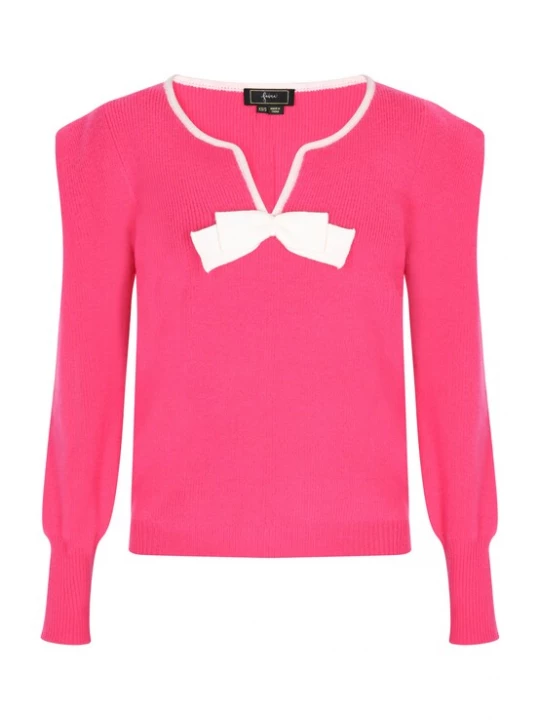 Foto van product faina Trui pink / wit