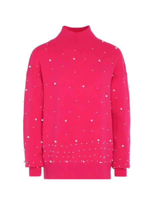 Foto van product faina Trui pink / wit
