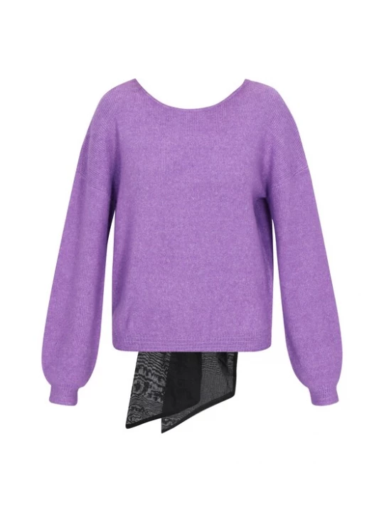 Foto van product faina Trui purper / zwart
