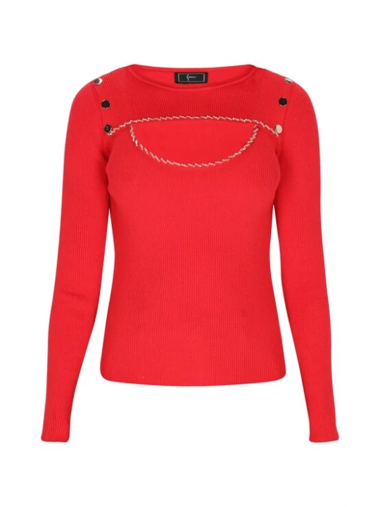 Foto van product faina Trui rood