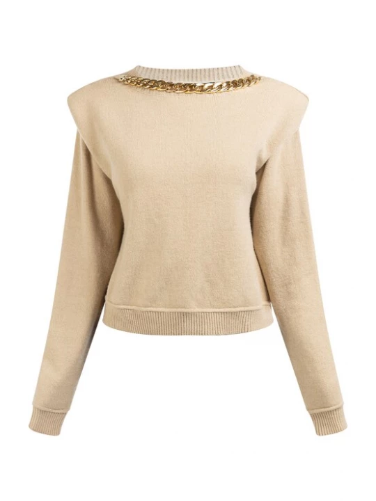 Foto van product faina Trui 'Tuxe' beige