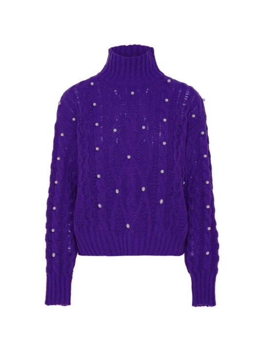 Foto van product faina Trui violetblauw / wit