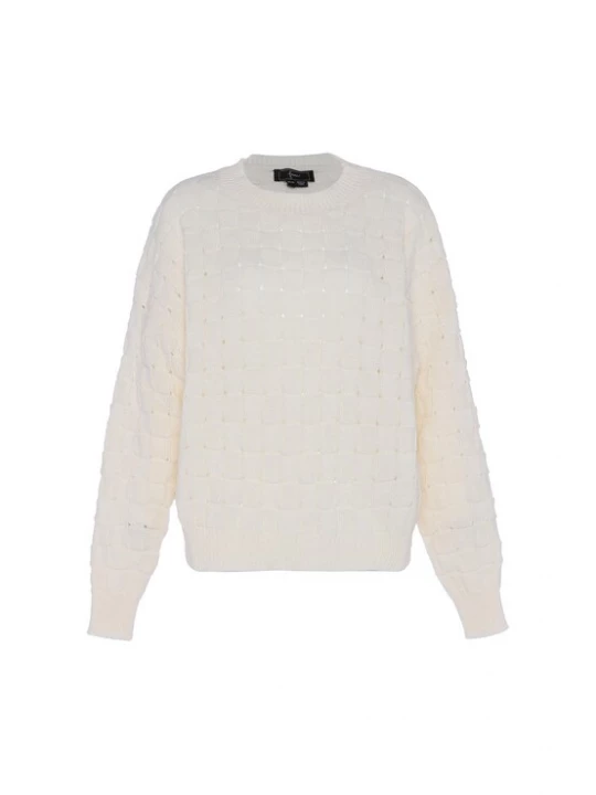 Foto van product faina Trui wolwit