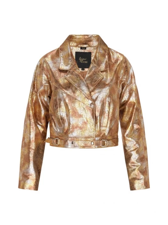 Foto van product faina Tussenjas brons / goud / zilver
