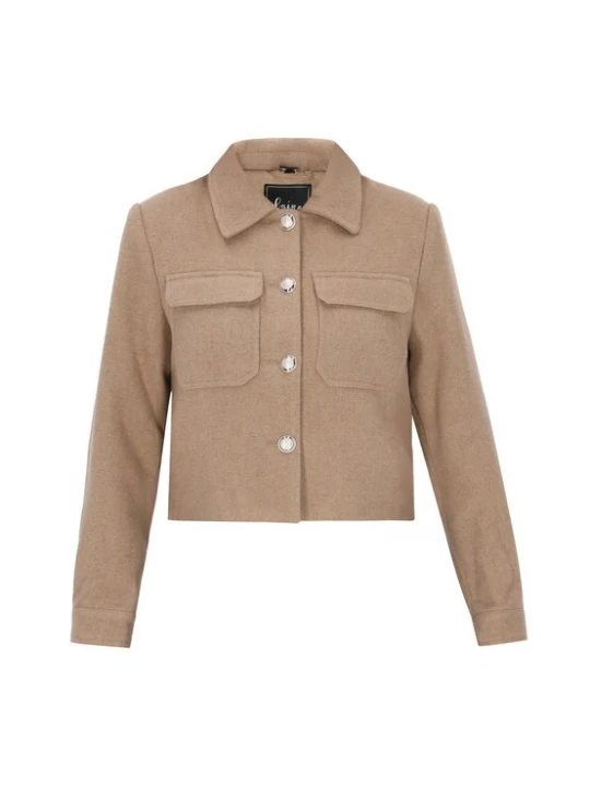 Foto van product faina Tussenjas camel