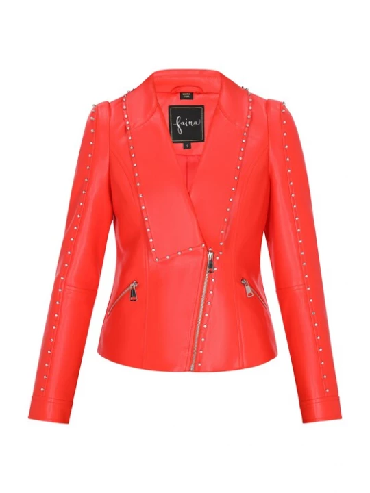 Foto van product faina Tussenjas 'Fashion Look' oranjerood