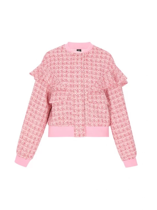 Foto van product faina Tussenjas 'Festive' rosa