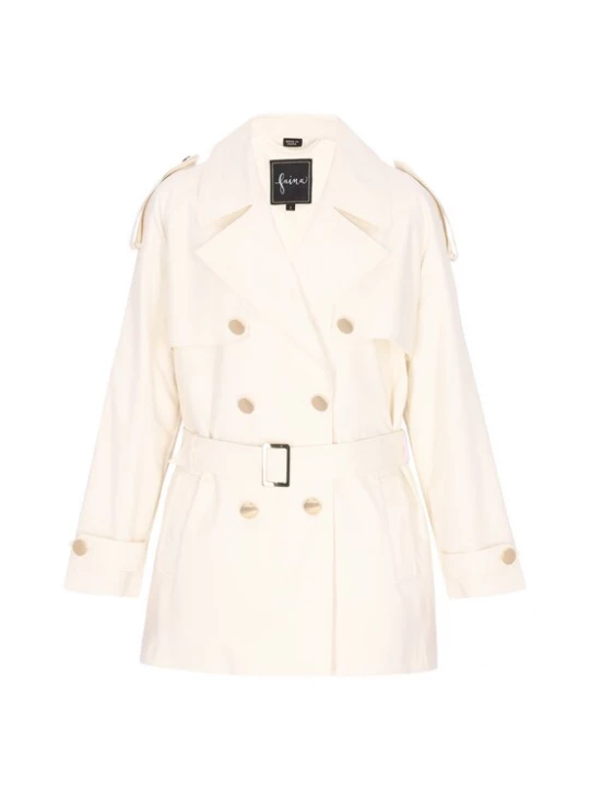 Foto van product faina Tussenmantel 'Festive' offwhite