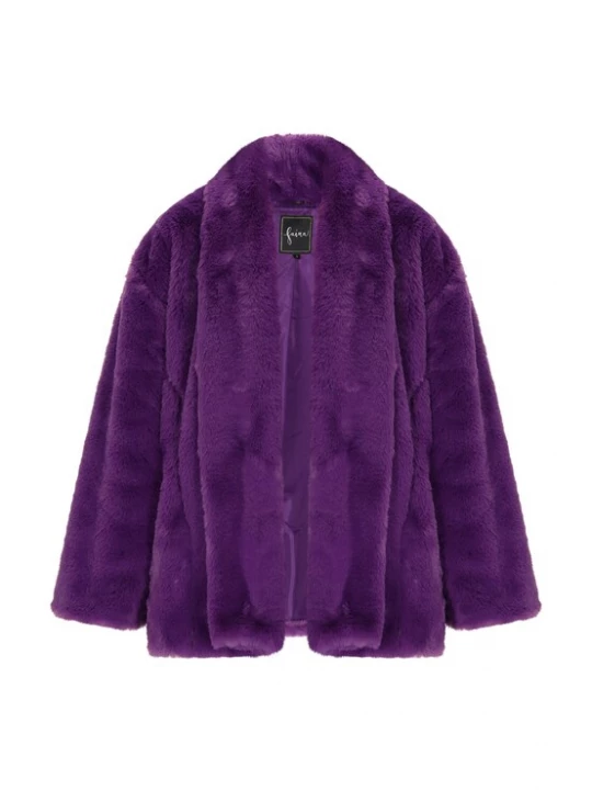 Foto van product faina Winterjas 'Fashion Look' donkerlila