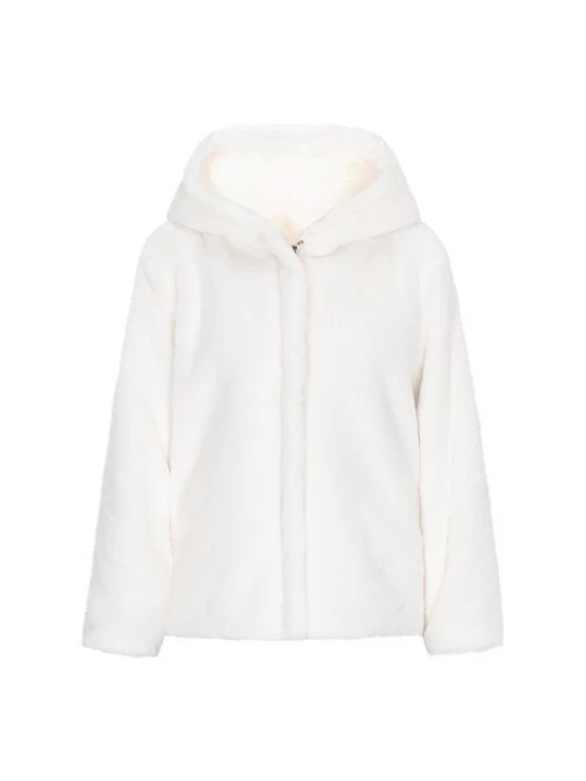 Foto van product faina Winterjas turquoise / offwhite