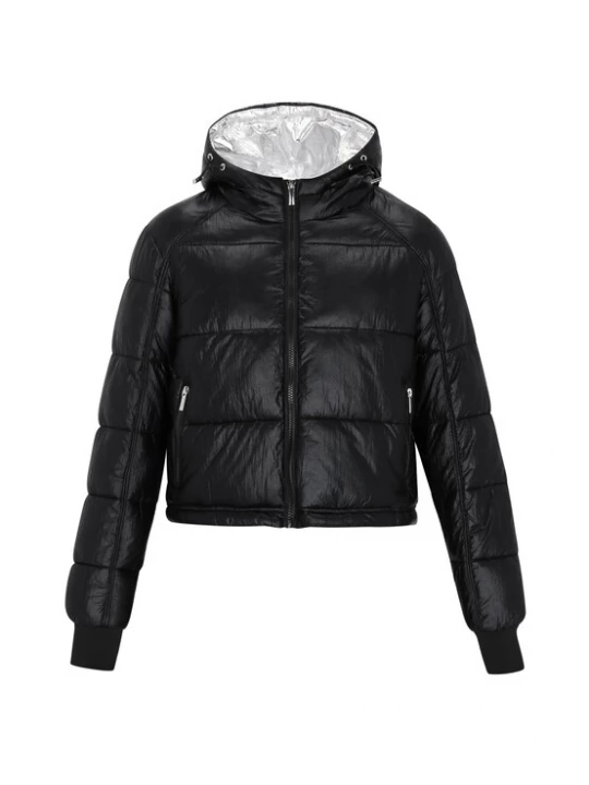 Foto van product faina Winterjas zwart / zilver