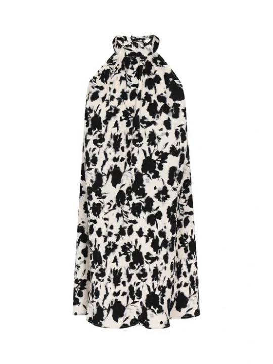 Foto van product faina Zomerjurk 'Fashion Look' ecru / zwart