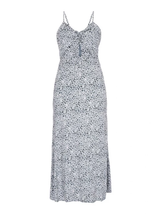 Foto van product faina Zomerjurk 'Festive' navy / wit