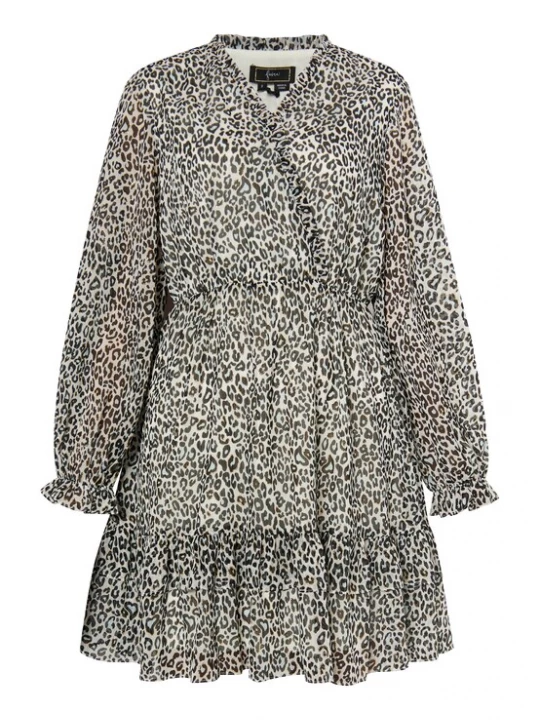 Foto van product faina Zomerjurk goud / zwart / wit