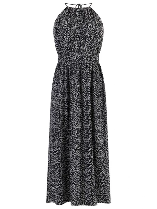 Foto van product faina Zomerjurk zwart / wit
