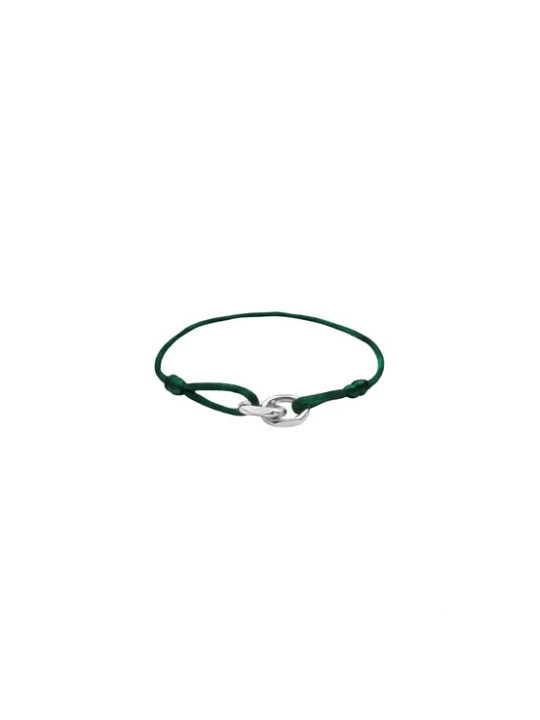 Foto van product Fainz Armband 'Pairity' donkergroen / zilver