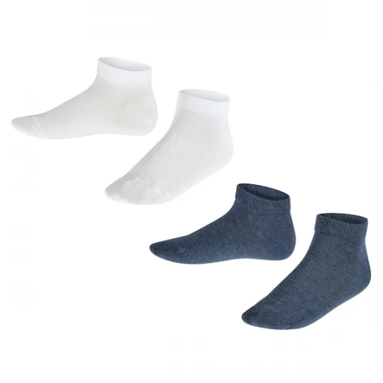 Foto van product FALKE Sokken blauw gemêleerd / wit