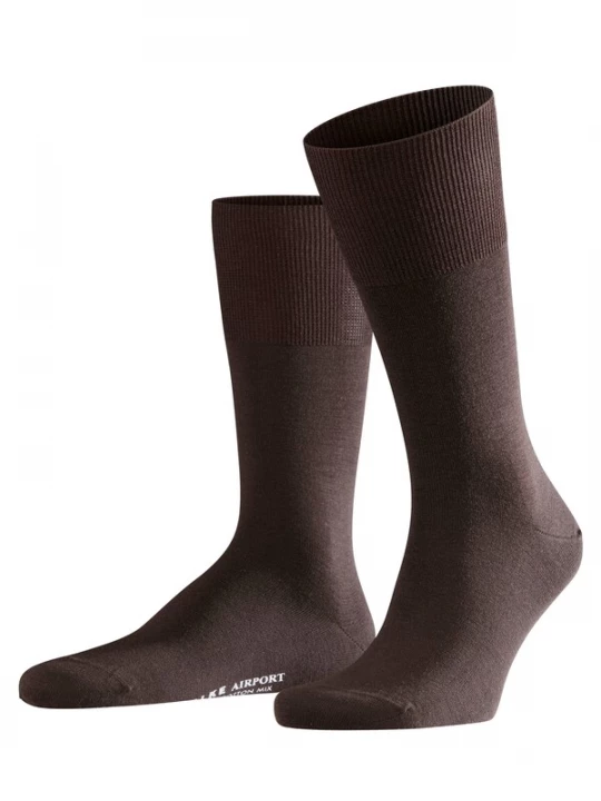Foto van product FALKE Sokken chocoladebruin / wit