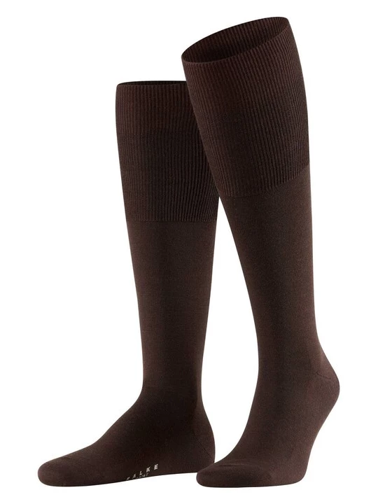 Foto van product FALKE Sokken donkerbruin / wit