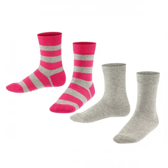 Foto van product FALKE Sokken grijs / pink