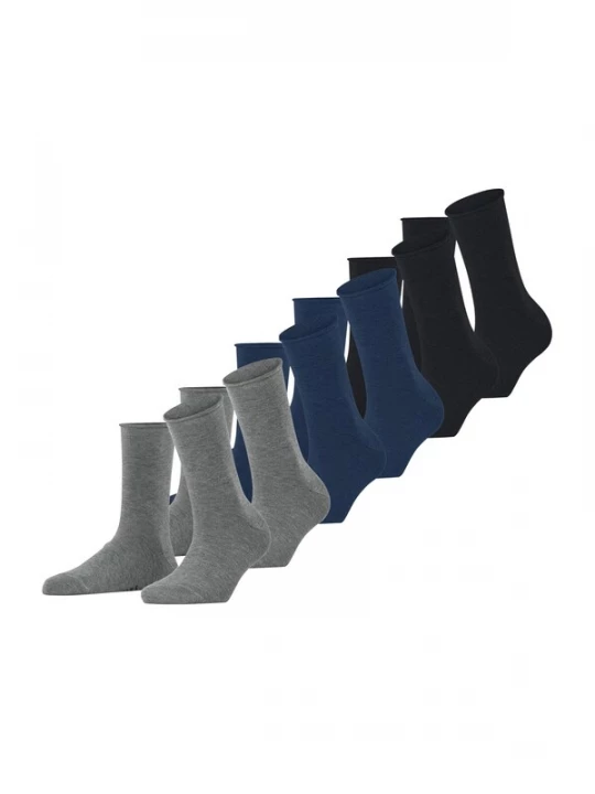 Foto van product FALKE Sokken marine / grijs gemêleerd / zwart
