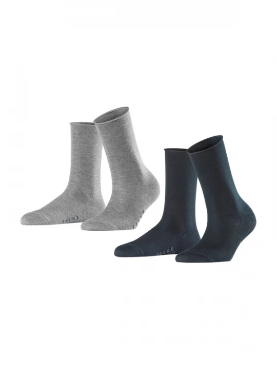 Foto van product FALKE Sokken navy / grijs gemêleerd