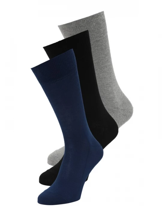 Foto van product FALKE Sokken navy / grijs gemêleerd / zwart
