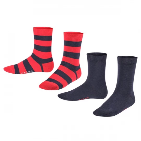 Foto van product FALKE Sokken navy / rood